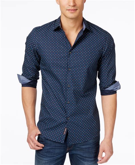 michael kors men's button down|Michael Kors shirts for men.